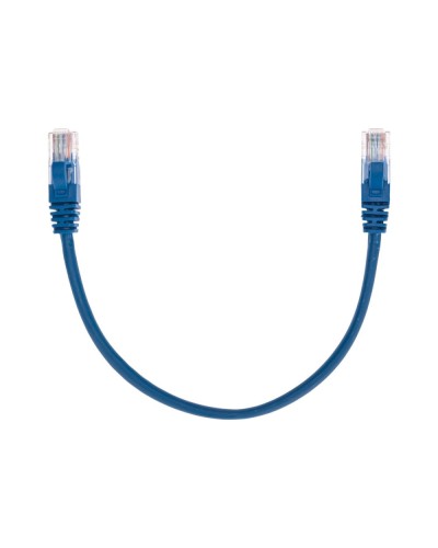 Патч-корд U/UTP, CAT 5e, RJ45-RJ45, 26AWG, LSZH, синий, 0,3м REXANT 02-0104-03 в Йошкар-Оле Патчкорды (медные) Pintop.ru