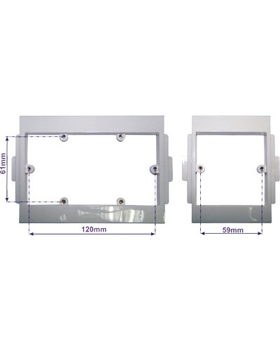 Суппорт пластиковый 45x90, под винт TWT TWT-CT100-F45X90 в Йошкар-Оле Аксессуары для кабель-канала Pintop.ru