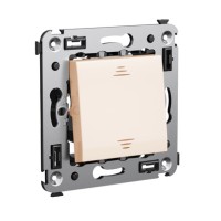 Инвертор одноклавишный в стену, "Avanti", "Ванильная дымка" DKC 4405123