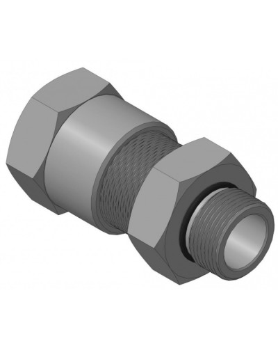 Кабельный ввод с резьбой G3/4 для открытой прокладки кабеля с проходным диаметром d=12-16 мм Спектрон КВН-16-М-G3/4 в Йошкар-Оле Аксессуары для кабель-канала Pintop.ru