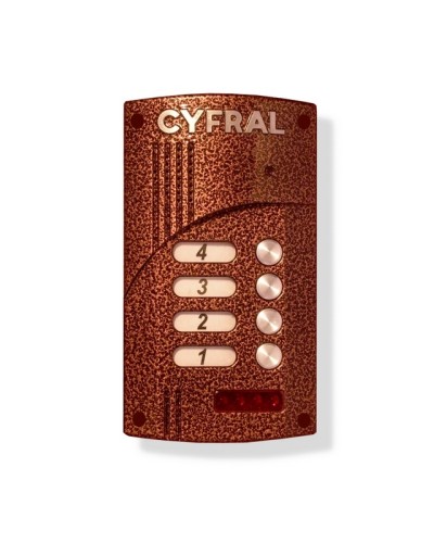 Малоабонентный блок вызова прямой адресации Цифрал M-4.1M в Йошкар-Оле Блоки вызова многоабонентные Pintop.ru