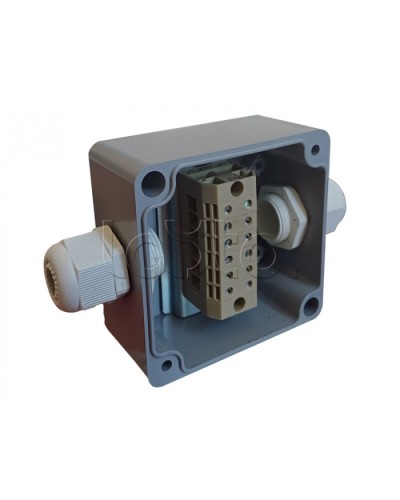 Коробка пылевлагонепроницаемая клеммная G366 А К 10 мм2 АЯКС IP66/IP65, 82x80x55 Магнито-контакт в Йошкар-Оле Распределительные коробки Pintop.ru