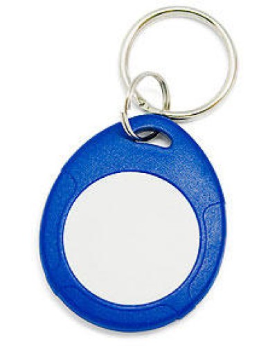 Брелок Mifare IronLogic IL-07 NFC, с кольцом, синий + белый в Йошкар-Оле Оптовые идентификаторы Pintop.ru