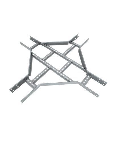 Х-разветвитель лестничный 80х600х1,2 мм Быстрый монтаж HD КМ-Профиль (LXDS80-600-1.2 HD) в Йошкар-Оле Аксессуары для лотков Pintop.ru