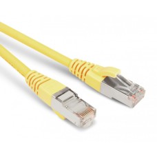 Патч-корд RJ45-RJ45, 4 пары, STP, кат.5е, LSZH (1м) Hyperline PC-LPM-STP-RJ45-RJ45-C5e-1M-LSZH-YL