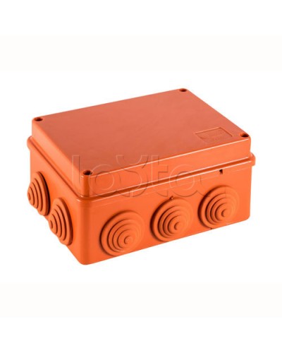 JBS150 Коробка огн. E110, о/п 150х110х70мм, без галогена,10 вых., IP55, 9P, (1,5-4 мм2), цвет оранж. Экопласт (43169HF) в Йошкар-Оле Коробки (ОКЛ) Экопласт Pintop.ru