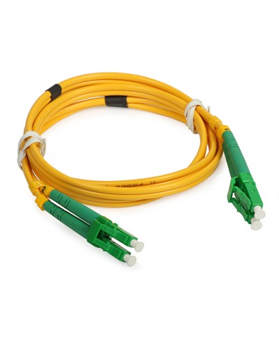 Шнур оптический duplex LC/APC-LC/APC 9/125 sm 1,5м LSZH Cabeus FOP(d)-9-LC/APC-LC/APC-1,5m в Йошкар-Оле Патч-корды оптические Pintop.ru