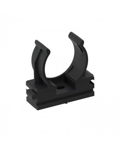 CFQ25 Держатель (клипса) для труб, для монтажного пистолета D25мм, цвет чёрный (10шт) Экопласт (41525-10BL) в Йошкар-Оле Держатели, клипсы, скобы Pintop.ru