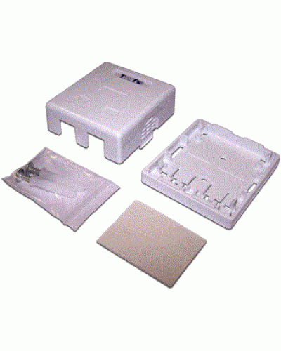 Коробка настенная на 1 порт для Keystone TWT TWT-SA1-WH в Йошкар-Оле Распределительные коробки Pintop.ru