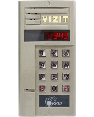Блок вызова Vizit БВД-343FCPW в Йошкар-Оле Блоки вызова многоабонентные Pintop.ru