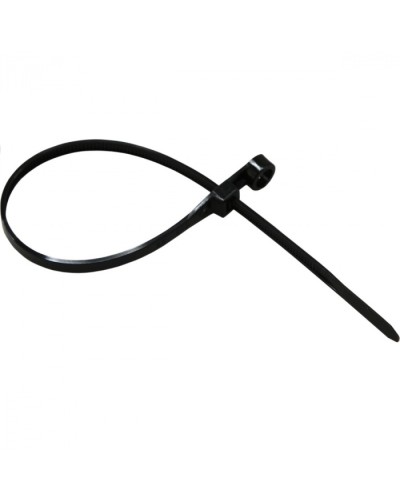 Хомут-стяжка нейлоновый под винт 4.8х200 мм чёрный (100шт/уп) REXANT 07-0205 в Йошкар-Оле Стяжки-хомуты Pintop.ru