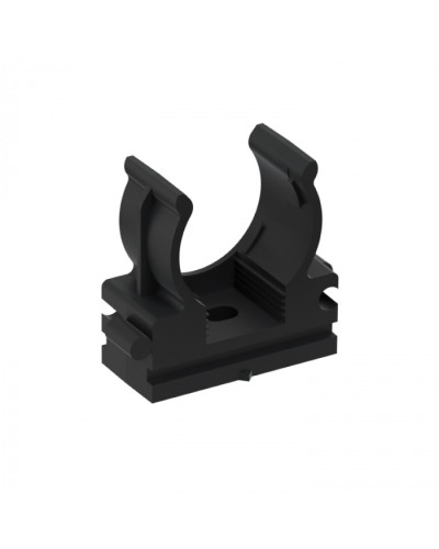 CFQ20 Держатель (клипса) для труб, для монтажного пистолета D20мм, цвет чёрный (10шт) Экопласт (41520-10BL) в Йошкар-Оле Держатели, клипсы, скобы Pintop.ru