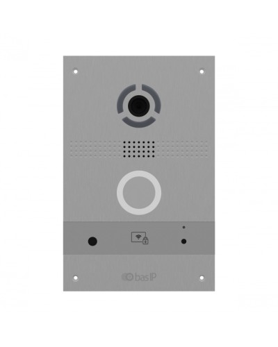 Панель вызывная индивидуальная BAS-IP AV-08FB SILVER в Йошкар-Оле Вызывные видеопанели малоабонентные Pintop.ru