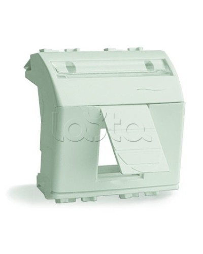 Адаптер для информационных разъемов Keystone, белый, 2 мод DKC 76613B в Йошкар-Оле Аксессуары для кабель-канала Pintop.ru