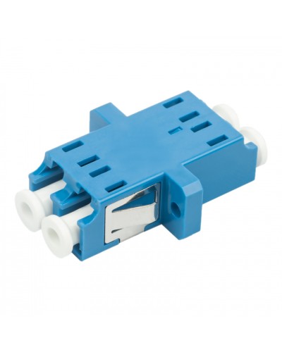 Адаптер оптический проходной LC-LC, OS2, дуплекс (duplex), синий Datarex DR-541102 в Йошкар-Оле Коммутационные изделия Pintop.ru