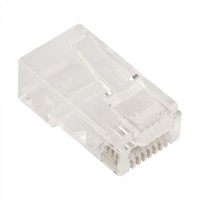 Коннектор RJ45 тип EZ, 8P8C, UTP, Cat.6, универс, покрытие 50 микрон,100 шт. LANMASTER (LAN-EZ45-8P8C/U6-100)