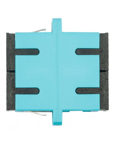 Адаптер оптический проходной SC-SC, OM3, дуплекс (duplex), бирюзовый Datarex DR-541023 в Йошкар-Оле Коммутационные изделия Pintop.ru