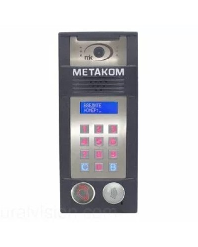 Многоабонентый антивандальный блок вызова со встроенной гибридной видеокамерой Метаком MК2018-MFCGVH в Йошкар-Оле Блоки вызова многоабонентные Pintop.ru