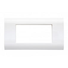 Рамка для модулей 22,5x45,0 мм 4 модуля, белая Eurolan (16M-00-04WT)