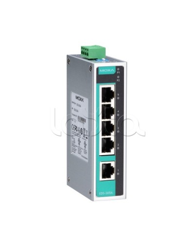 Коммутатор неуправляемый промышленный 5-портовый Moxa EDS-205A-T в Йошкар-Оле Коммутаторы Pintop.ru