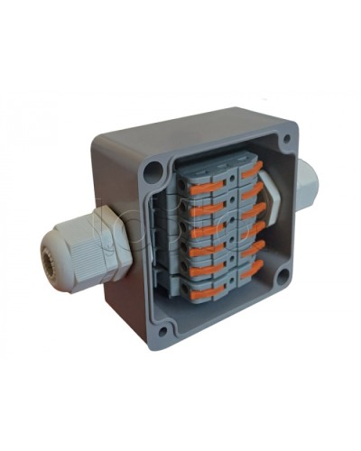 Коробка пылевлагонепроницаемая клеммная G366 А Wago АЯКС IP66/IP65, 82x80x55 Магнито-контакт в Йошкар-Оле Распределительные коробки Pintop.ru