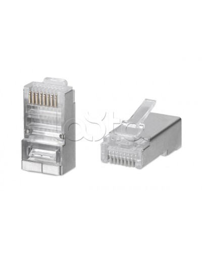 Коннектор RJ-45 Cabeus (8P8C-SH-FC) в Йошкар-Оле Коннекторы и разъемы Pintop.ru