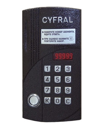 Блок вызова аудиодомофона на 20 абонентов Цифрал CCD-20/TC в Йошкар-Оле Блоки вызова многоабонентные Pintop.ru