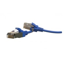Патч-корд S/FTP Hyperline (PC-LPT-SFTP-RJ45-RJ45-C6-3M-LSZH-BL)