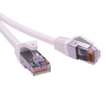 Патч-корд экранированный CAT5E F/UTP 4х2, LSZH, белый, 5м DKC RN5EFU4550WH