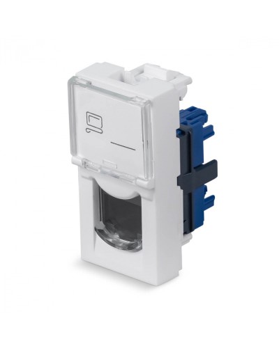 Модуль Keystone Jack RJ-45(8P8C), 180 градусов, категория 6 Cabeus (KJ-RJ45-Cat.6-180T-FP-L-22,5) в Йошкар-Оле Модули Keystone Pintop.ru
