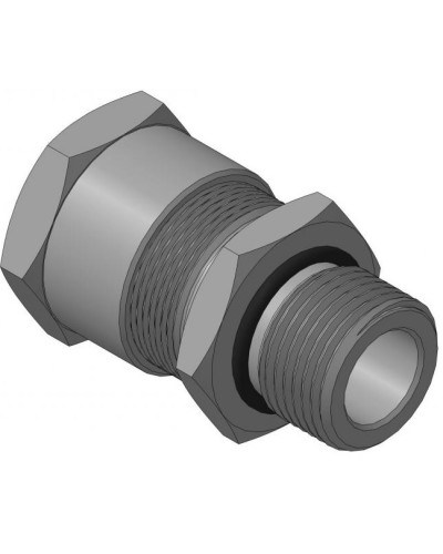 Кабельный ввод с резьбой G1/2 мм для открытой прокладки кабеля с проходным диаметром d=8-12 мм Спектрон КВН-ЕХЕ-12-Н-G1/2 в Йошкар-Оле Аксессуары для кабель-канала Pintop.ru