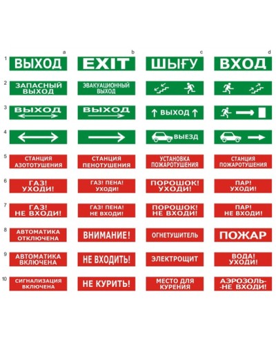 Табло световое плоское двухстороннее Арсенал Безопасности Молния-2-12 Лестница вниз в Йошкар-Оле Оповещатели Pintop.ru