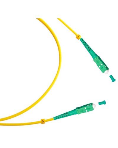 Шнур оптический simplex SC/APC-SC/APC 9/125 sm 1м LSZH Cabeus FOP(s)-9-SC/APC-SC/APC-1m в Йошкар-Оле Патч-корды оптические Pintop.ru