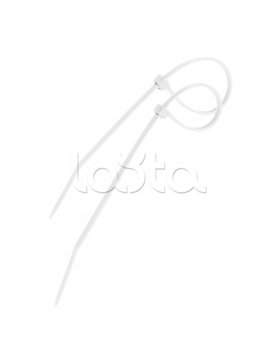 Стяжка 300х4 мм нейлоновая белый (100шт/уп) PROCONNECT 57-0300 в Йошкар-Оле Стяжки-хомуты Pintop.ru