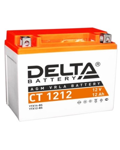 Аккумулятор АКБ 12 - 12 Delta CT 1212* в Йошкар-Оле Электротехническое оборудование Pintop.ru