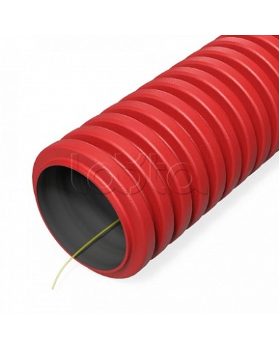 Труба гофрированная двустенная ПНД гибкая тип 750 (SN57) с/з красная d32 мм (100м/уп) Промрукав (PR15.0258) в Йошкар-Оле Труба гофрированная Pintop.ru