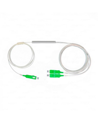 Разветвитель план 1х2 окон SC/APC 9/125 вывод 1,5м буфер 0.9мм 1260/1650 Cabeus (FCT-PLC-1/2-9-SC/A-1.5-0.9) в Йошкар-Оле Оптические разветвители (сплиттеры) Pintop.ru