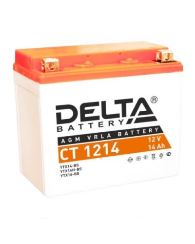 Аккумулятор АКБ 12 - 14 Delta CT 1214 в Йошкар-Оле Электротехническое оборудование Pintop.ru