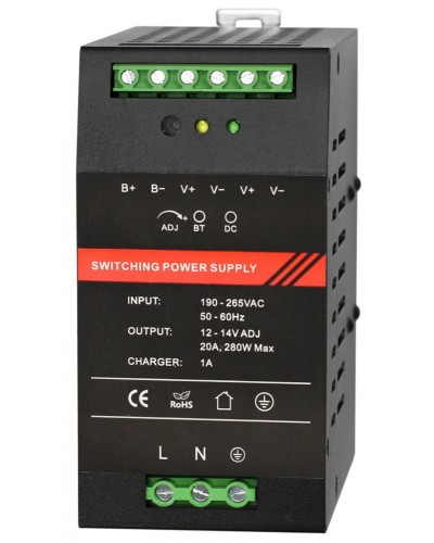 Блок питания Smartec ST-PS120BDU-BK в Йошкар-Оле Дополнительное оборудование для СКУД Pintop.ru