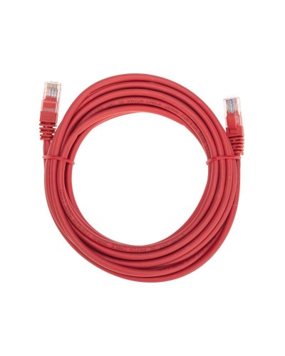 Патч-корд U/UTP, CAT 5e, RJ45-RJ45, 26AWG, LSZH, красный, 5м REXANT 02-0103-5 в Йошкар-Оле Патчкорды (медные) Pintop.ru