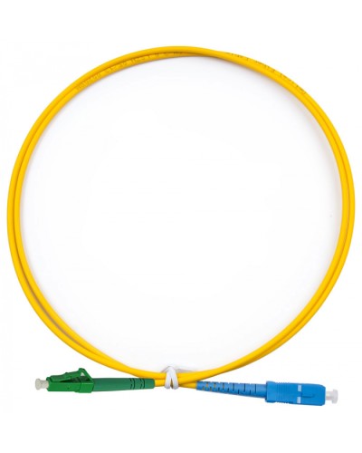 Шнур оптический simplex LC/APC-SC/UPC 9/125 sm 1м LSZH Cabeus FOP(s)-9-LC/APC-SC/UPC-1m в Йошкар-Оле Патч-корды оптические Pintop.ru