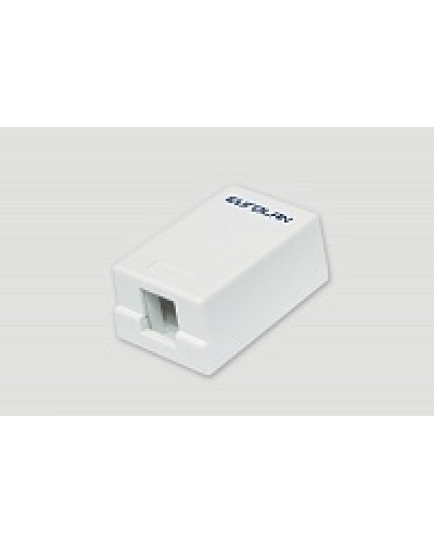 Коробка настенная EuroLan 12B-00-01WT в Йошкар-Оле Розетки компьютерные и телефонные Pintop.ru