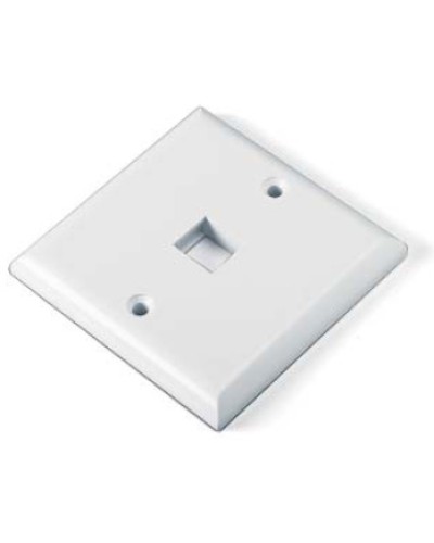 Панель лицевая для 1 вставки Hyperline FP-E-1-WH в Йошкар-Оле Аксессуары для кабель-канала Pintop.ru