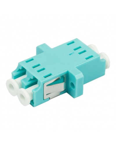 Адаптер оптический проходной LC-LC, OM3, дуплекс (duplex), бирюзовый Datarex DR-541123 в Йошкар-Оле Коммутационные изделия Pintop.ru