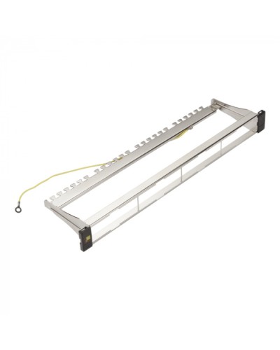 Панель модульная 19, экранированная, на 4 вставки, 1U LANMASTER LAN-FRM-PP-STP/1U в Йошкар-Оле Коммутационные изделия Pintop.ru