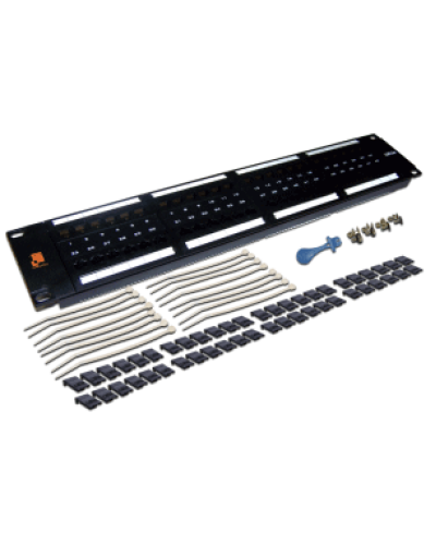 Патч-панель 19, 48 портов RJ-45, категория 6, UTP, 2U LANMASTER LAN-PPL48U6 в Йошкар-Оле Патч панель Pintop.ru