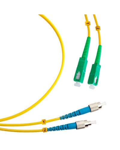 Шнур оптический duplex SC/APC-FC/UPC 9/125 sm 20м LSZH Cabeus FOP(d)-9-SC/APC-FC/UPC-20m в Йошкар-Оле Патч-корды оптические Pintop.ru