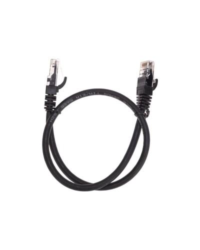Патч-корд U/UTP, CAT 6, RJ45-RJ45, 26AWG, LSZH, черный, 0,5м REXANT 02-0292-05 в Йошкар-Оле Патчкорды (медные) Pintop.ru