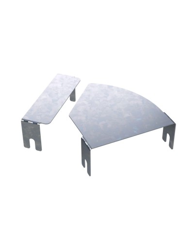 Крышка на горизонтальный изменяемый угол СРО 0-45град. 100, 1,2 мм DKC (SKVN100) в Йошкар-Оле Аксессуары для лотков Pintop.ru