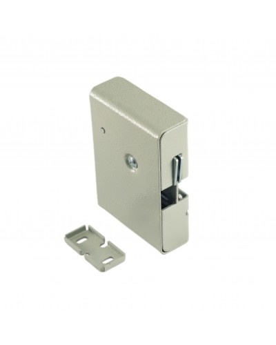 Замок электромеханический с толкателем и датчиком положения двери Promix-SM308.10.1 (серебро) в Йошкар-Оле Электромеханические замки Pintop.ru